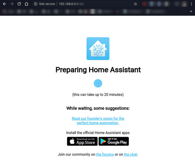 Welcome Screen